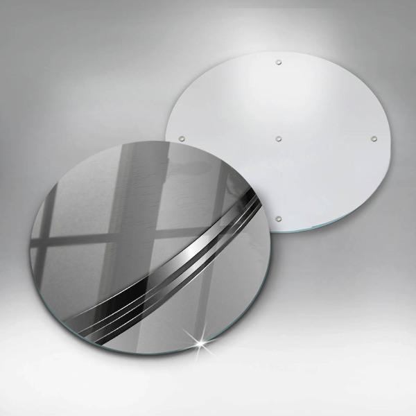 Skleněná deska do kuchyně Kovová abstrakce