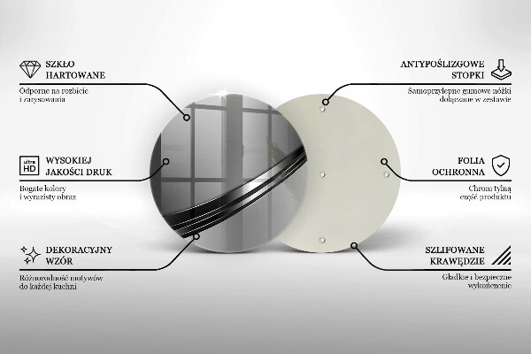 Skleněná deska do kuchyně Kovová abstrakce