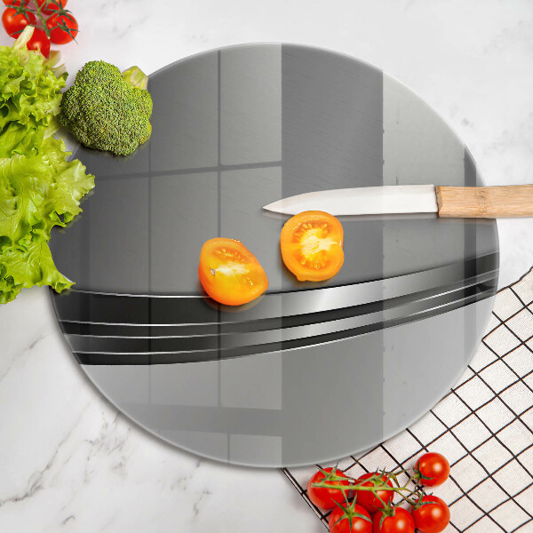 Skleněná deska do kuchyně Kovová abstrakce