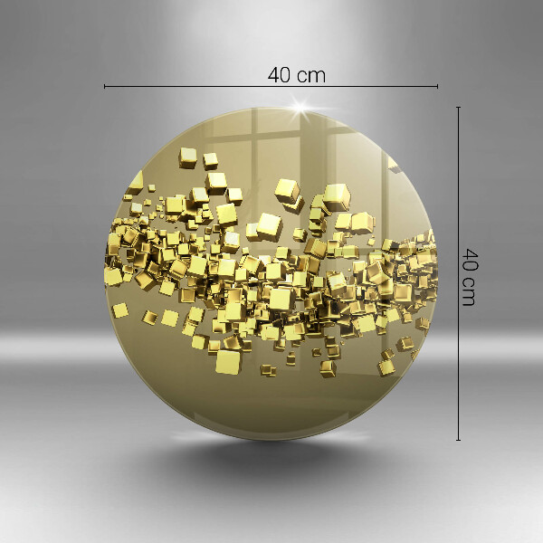 Skleněná deska do kuchyně Abstraktní 3d geometrie