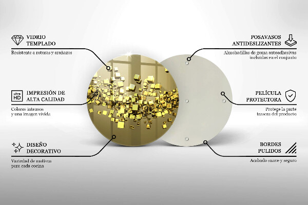 Skleněná deska do kuchyně Abstraktní 3d geometrie