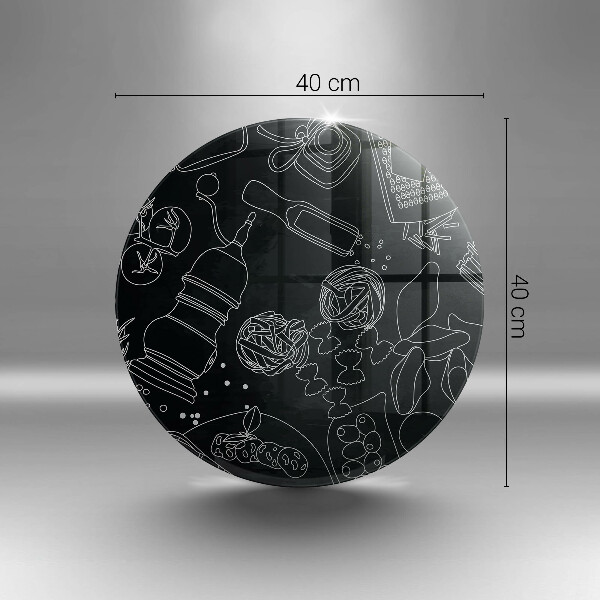 Skleněná deska do kuchyně Kuchyňské doplňky