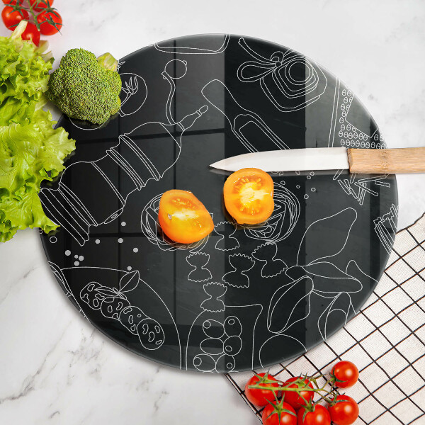 Skleněná deska do kuchyně Kuchyňské doplňky