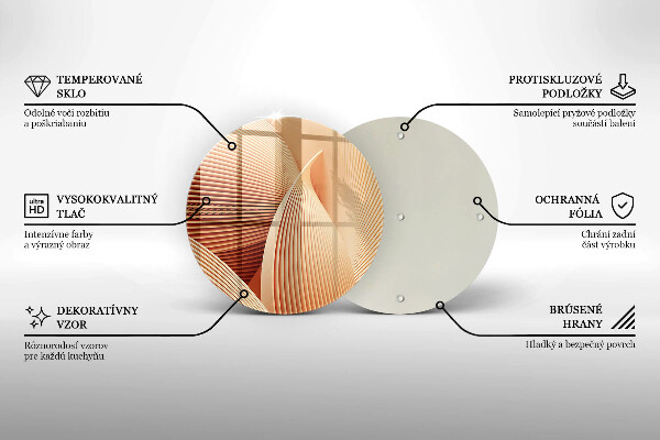 Skleněná deska do kuchyně Moderní kompozice