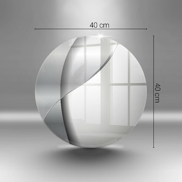Skleněná deska do kuchyně Stříbrná kovová abstrakce