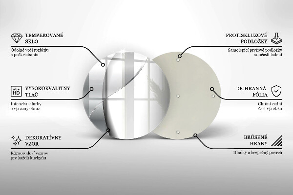 Skleněná deska do kuchyně Stříbrná kovová abstrakce