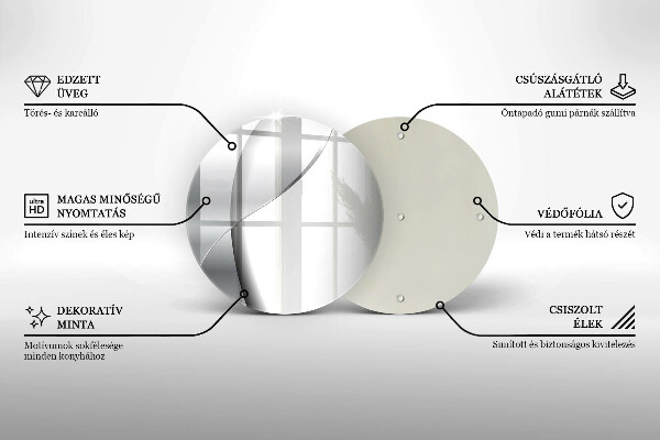 Skleněná deska do kuchyně Stříbrná kovová abstrakce