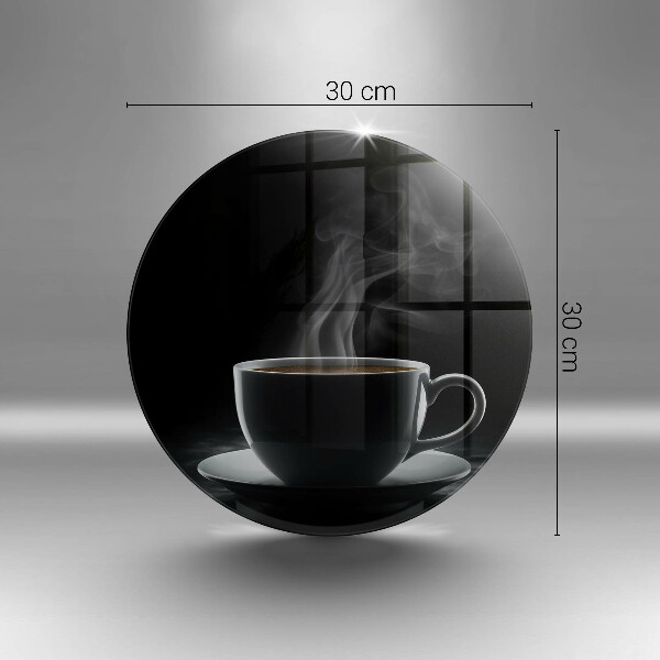 Skleněná deska do kuchyně Horký šálek kávy