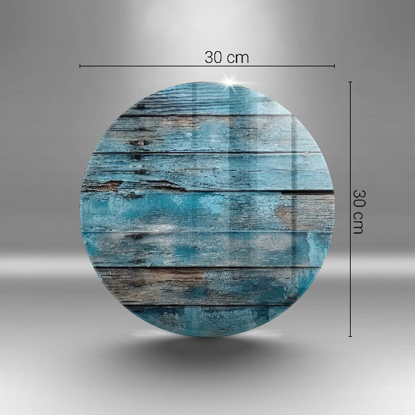 Skleněná deska do kuchyně Modré staré desky