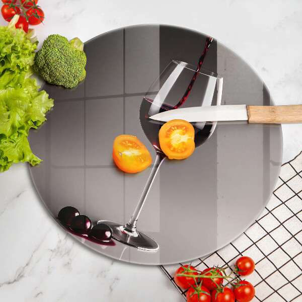 Skleněná deska do kuchyně Sklo a hrozny