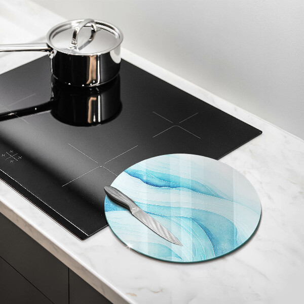 Skleněná deska do kuchyně Abstraktní vlny