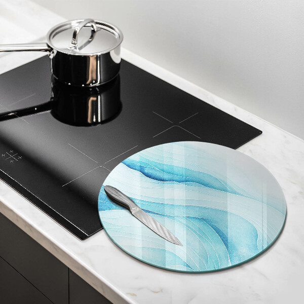 Skleněná deska do kuchyně Abstraktní vlny