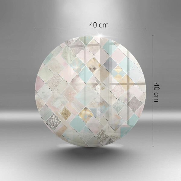 Skleněná deska do kuchyně Pastelové složení