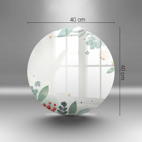 Skleněná deska do kuchyně Akvarel listy