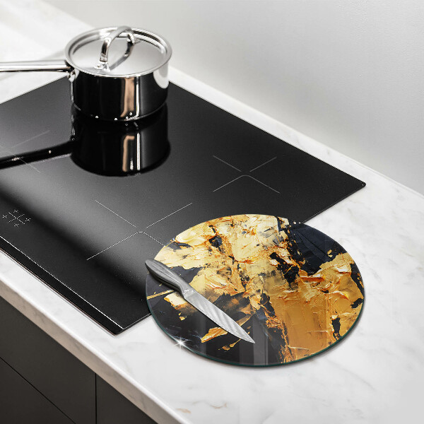 Skleněné krájecí prkénko Elegantní barva textury