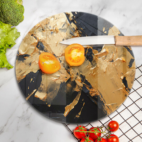 Skleněné krájecí prkénko Elegantní barva textury