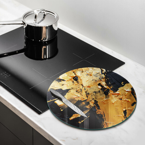 Skleněné krájecí prkénko Elegantní barva textury