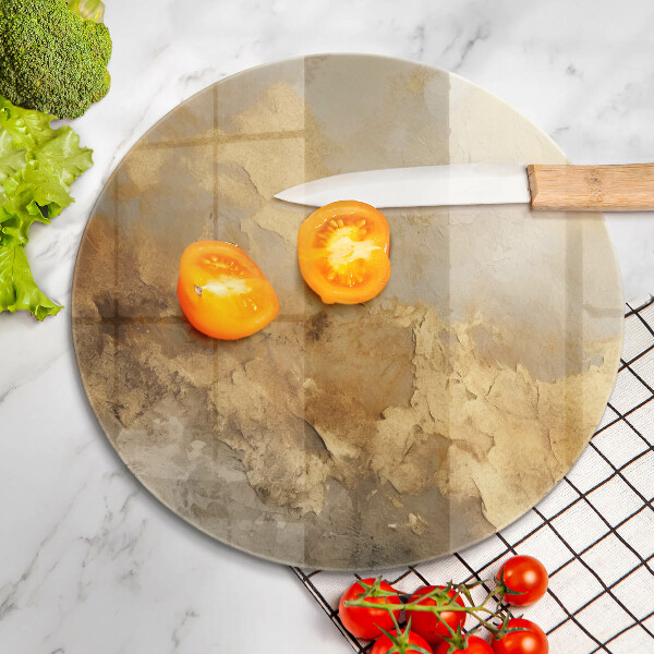 Skleněné krájecí prkénko Bohatá textura