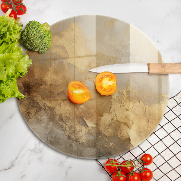 Skleněné krájecí prkénko Bohatá textura