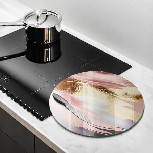 Skleněné krájecí prkénko Pastelové skvrny