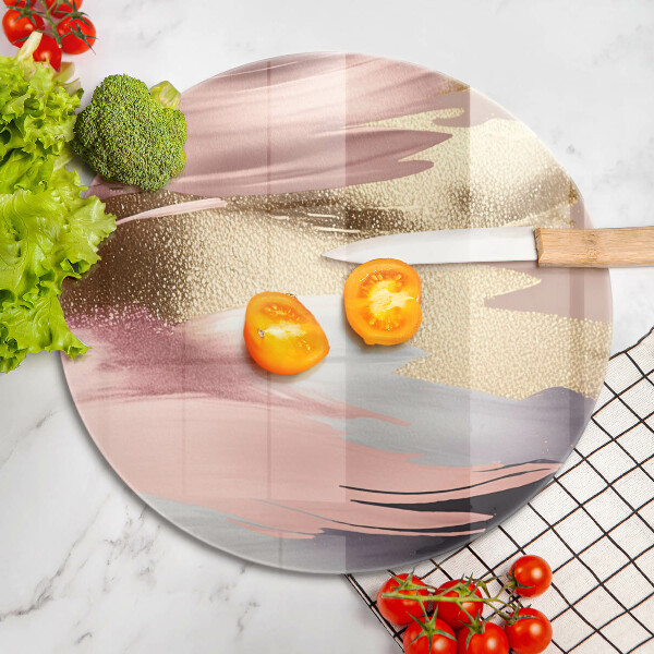 Skleněné krájecí prkénko Pastelové skvrny