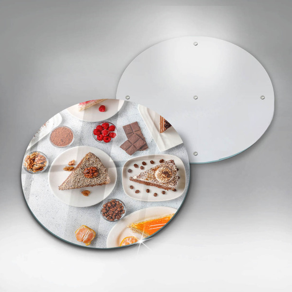 Skleněné krájecí prkénko Sladkost dortu