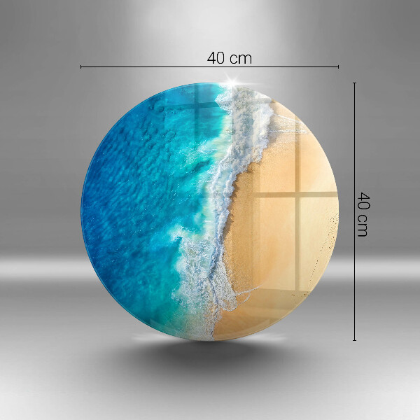 Skleněné krájecí prkénko Pláž a moře