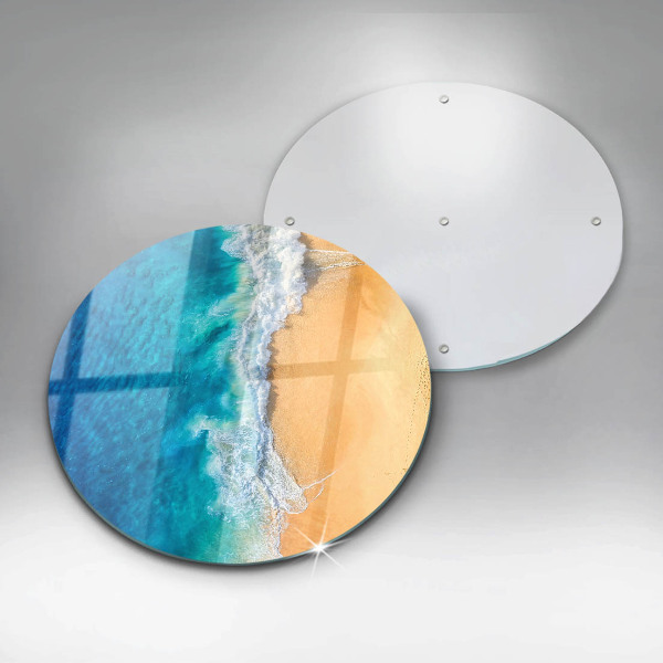 Skleněné krájecí prkénko Pláž a moře