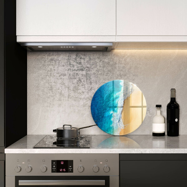 Skleněné krájecí prkénko Pláž a moře