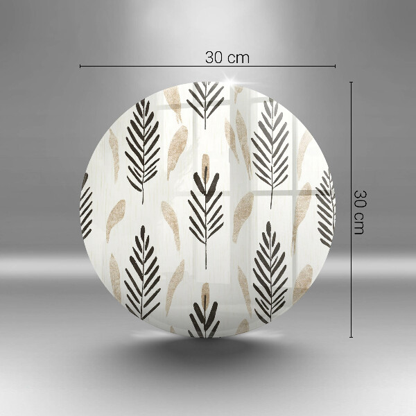 Skleněné krájecí prkénko Boho rostliny