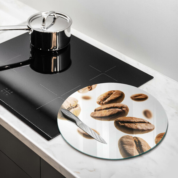 Skleněné krájecí prkénko Kávová zrna