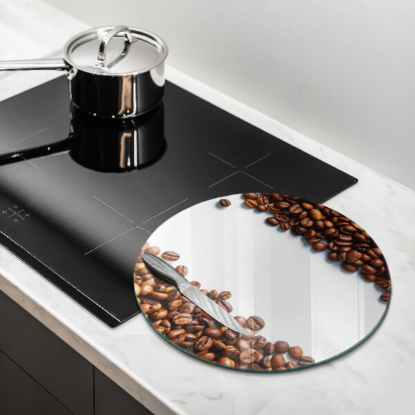 Skleněné krájecí prkénko Kávová zrna
