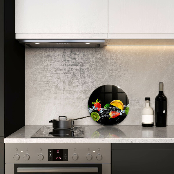 Skleněné krájecí prkénko Ovoce ve vodě