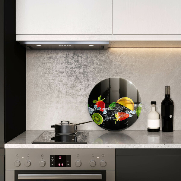 Skleněné krájecí prkénko Ovoce ve vodě