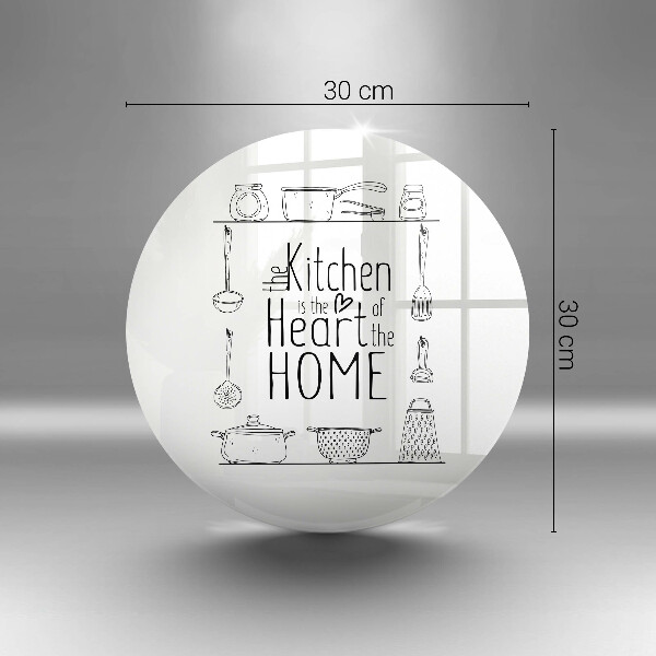 Skleněná deska do kuchyně Nápis věta