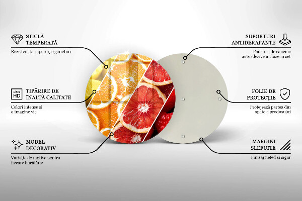 Skleněná deska do kuchyně Barevné ovoce