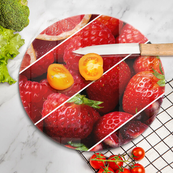 Skleněná krájecí deska Barevné ovoce