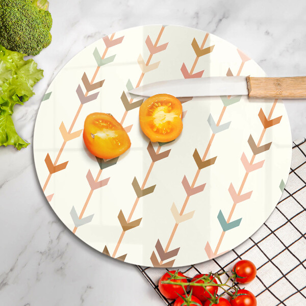 Skleněná krájecí deska Geometrické prvky