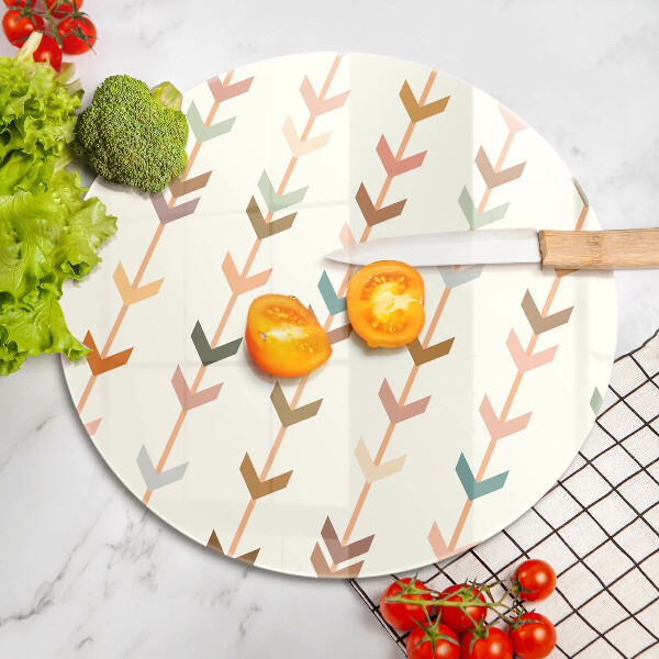 Skleněná krájecí deska Geometrické prvky