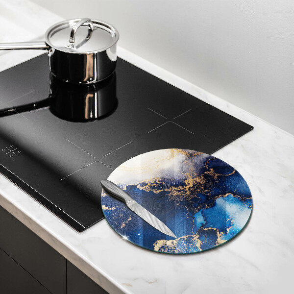 Skleněná krájecí deska Elegantní pozadí a zlato