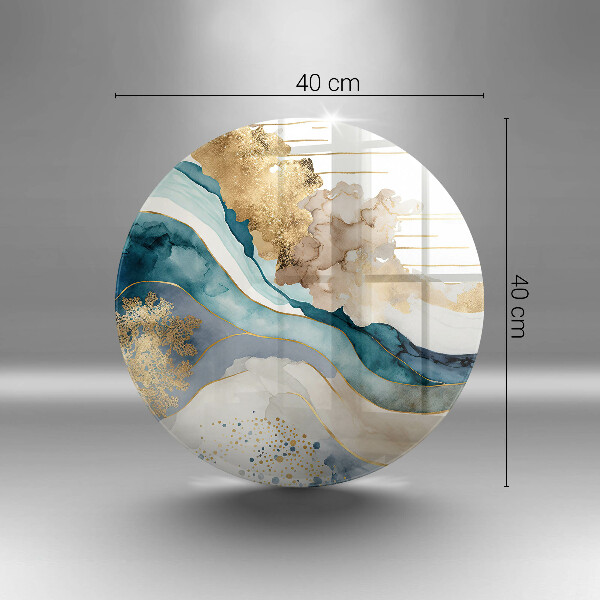 Skleněná krájecí deska Barevný mramor