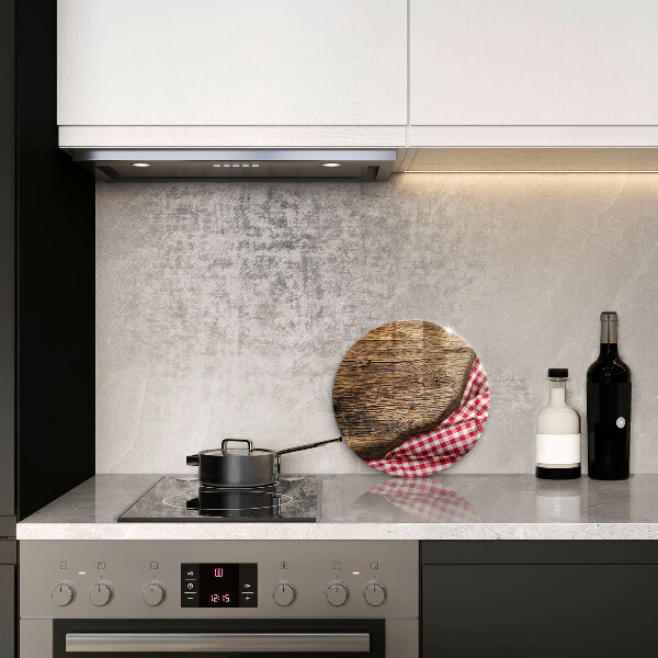 Skleněná krájecí deska Dřevěný stůl