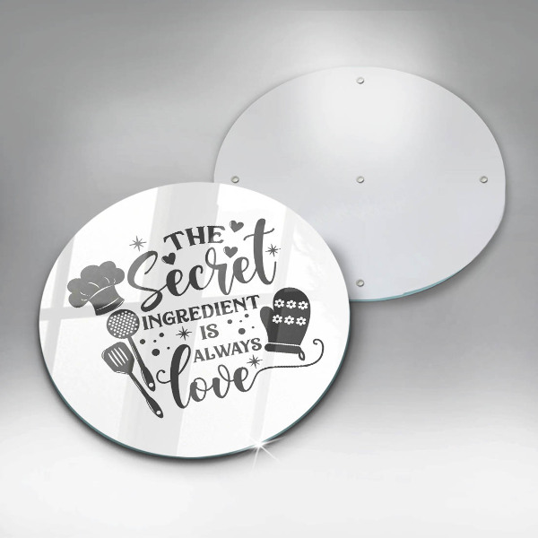 Skleněná krájecí deska Nápis věta