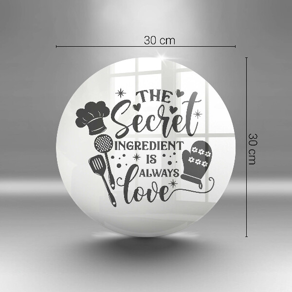 Skleněná krájecí deska Nápis věta