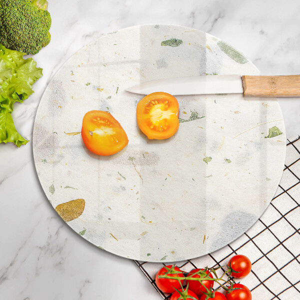 Skleněná krájecí deska Padající listy