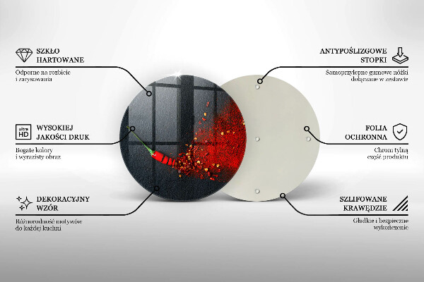 Skleněná deska do kuchyně Čili paprička