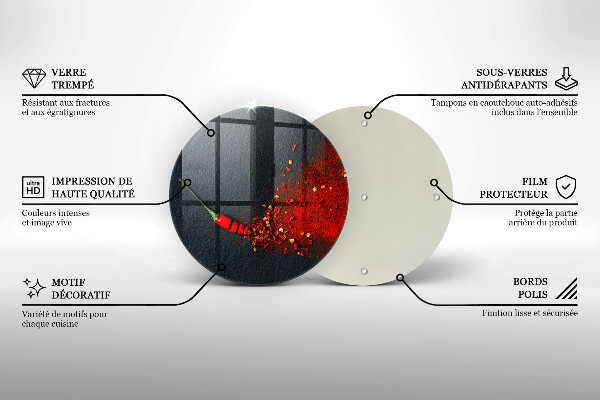 Skleněná deska do kuchyně Čili paprička