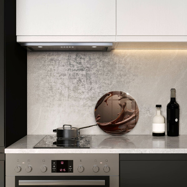 Krájecí prkénko skleněné Tekutá čokoláda