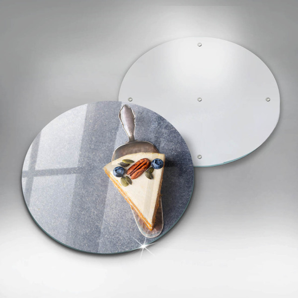 Skleněná deska do kuchyně Kus dortu