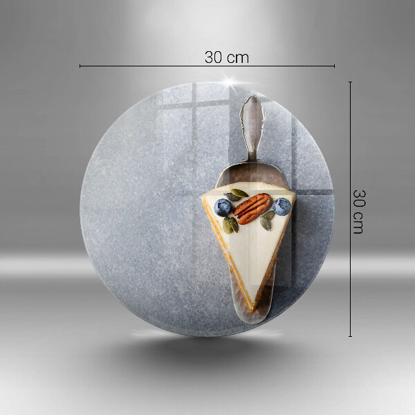 Skleněná deska do kuchyně Kus dortu